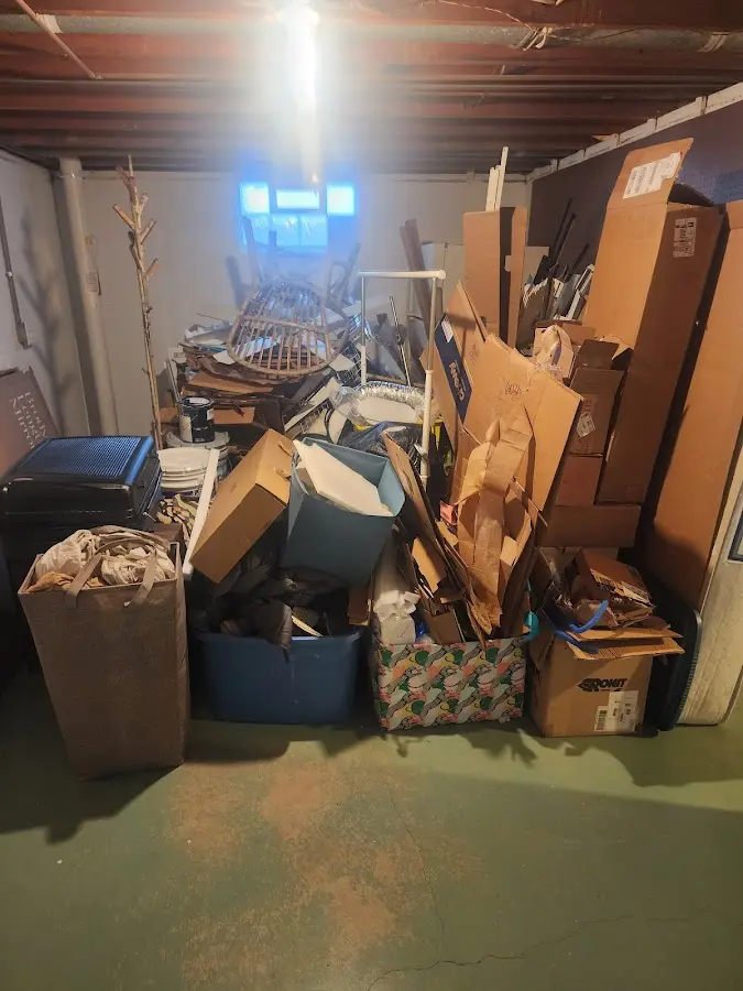 Roll-off dumpster container at job site for Construction Dumpster Rental in Etna